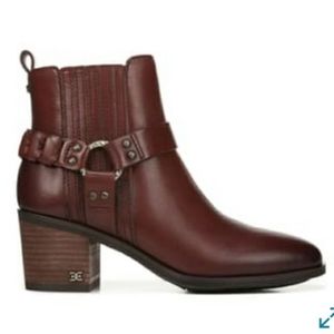 Sam edelman dalma red leather boots